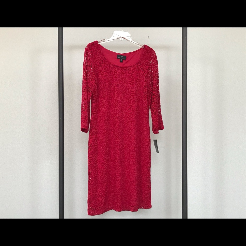 New Red Lace Dress